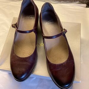 Dansko Loralie Burgundy Leather Mary Jane 39